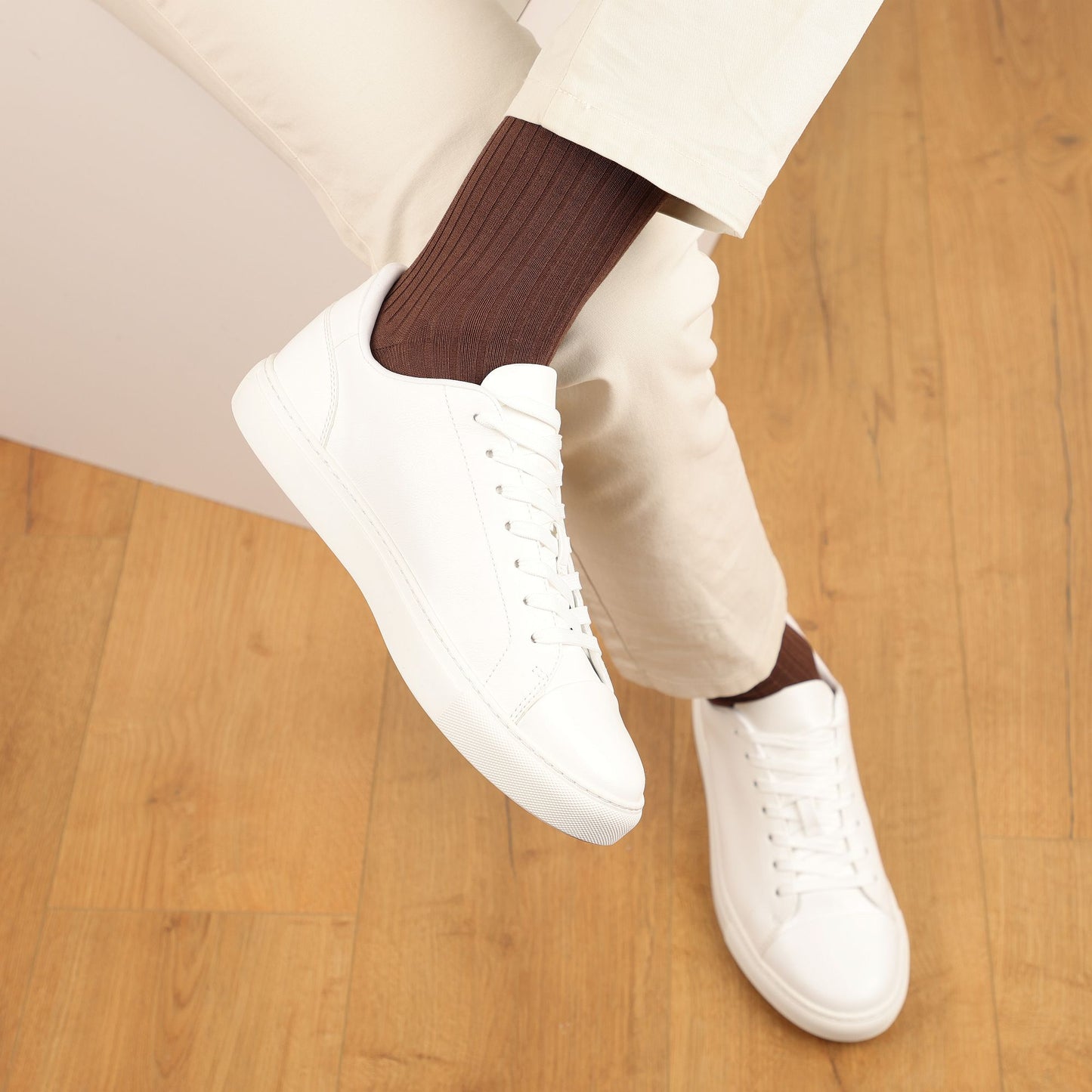 FRED TERO Men’s Crew Dress Socks – Mercerized Cotton Gift Box