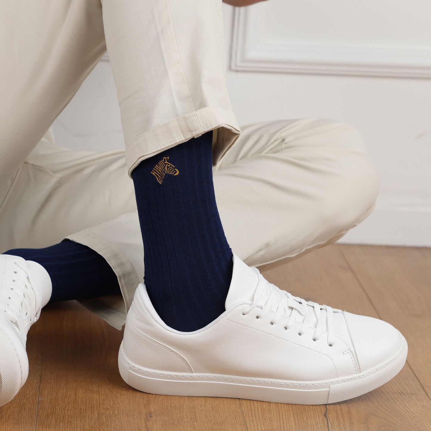 FRED TERO Men’s Crew Dress Socks – Mercerized Cotton Gift Box